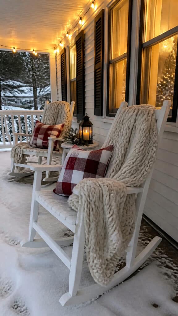 Cozy Seating Areas with Holiday Flair