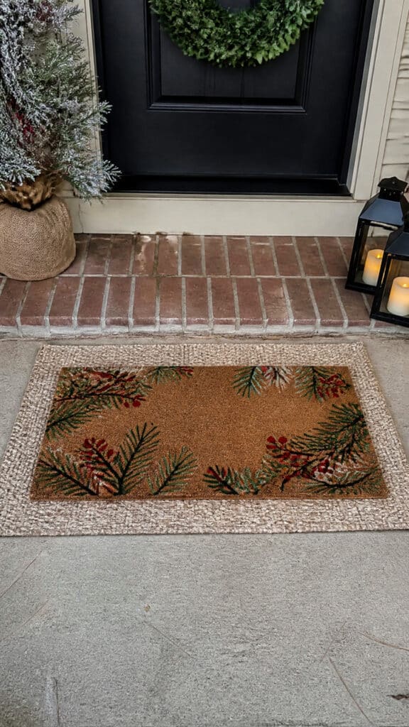 Create a Welcoming Doormat Display