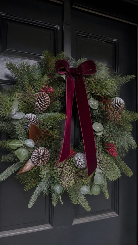 Start with a Stunning Wreath as Your Focal Point