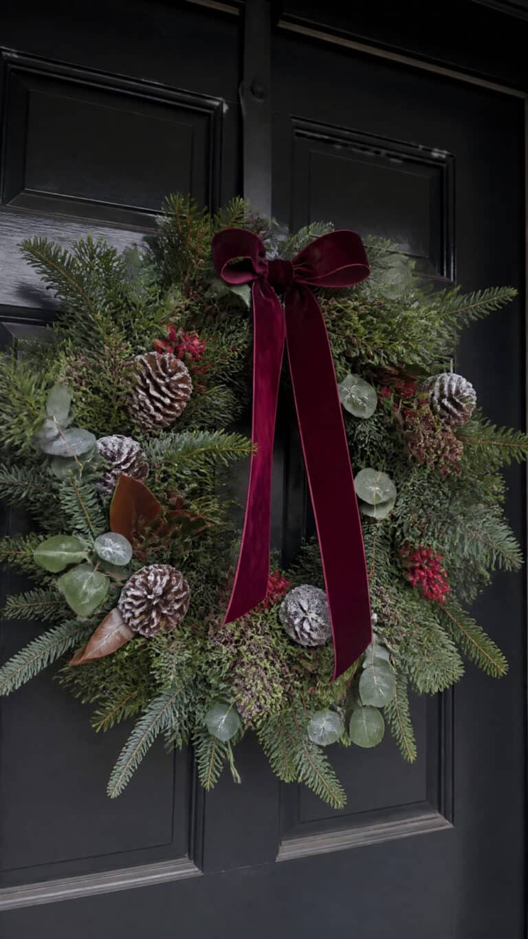Start with a Stunning Wreath as Your Focal Point