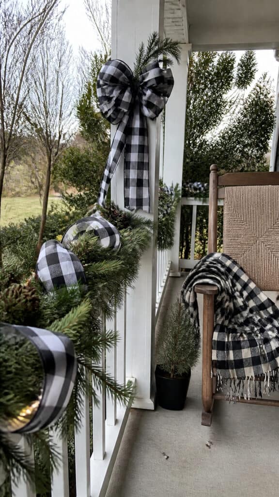 Classic Plaid and Evergreen Welcome