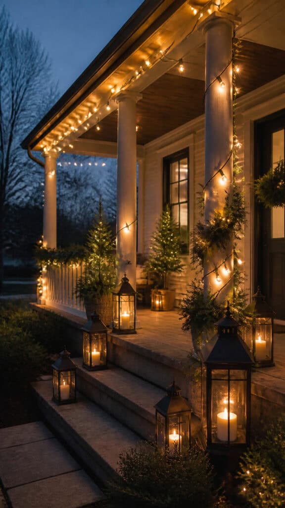 Rustic Lighting for Evening Ambiance