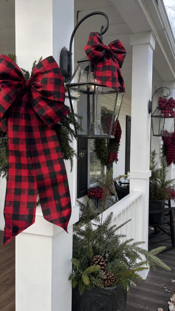 Oversized Plaid Bows on Everything