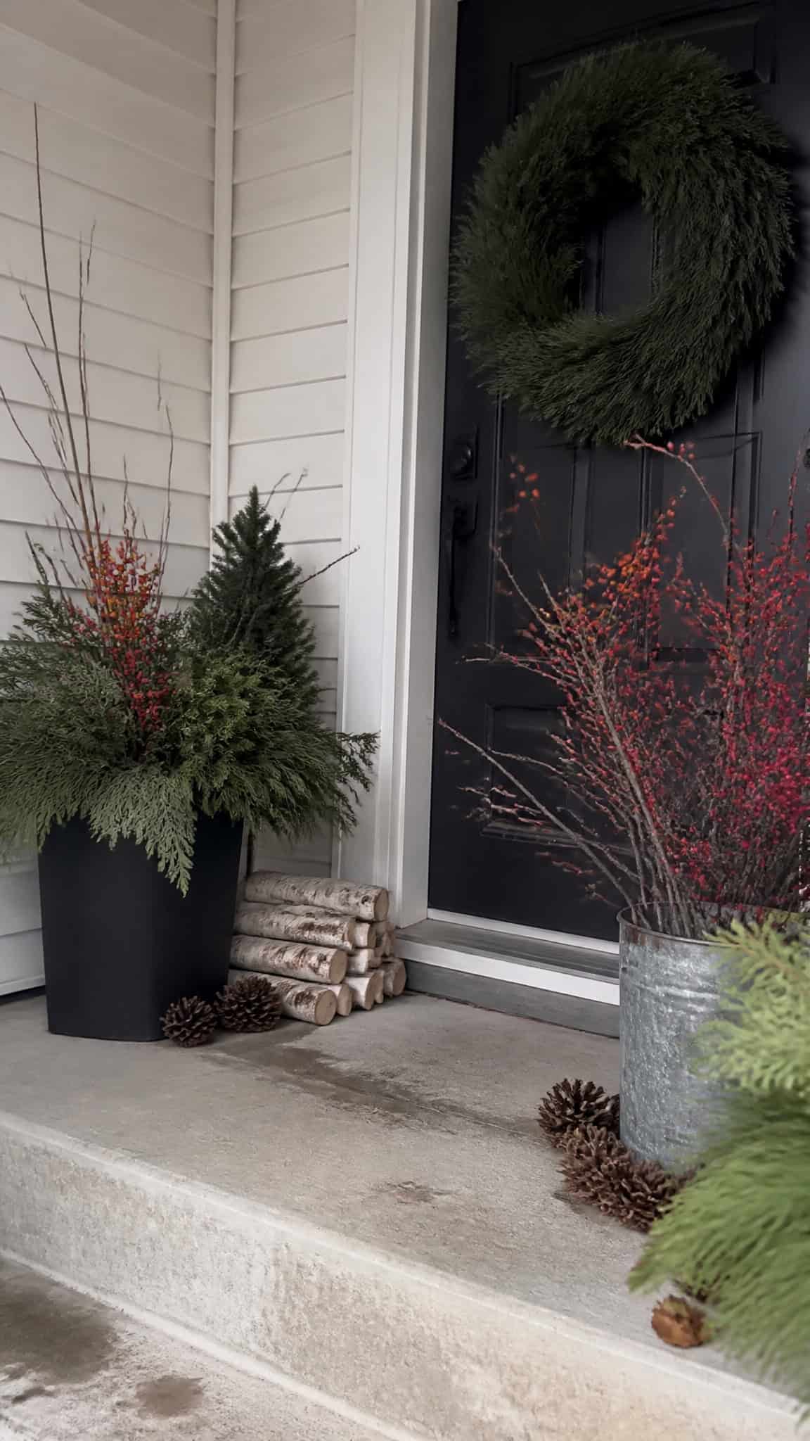 How To Style Front Porch Winter Decor Ideas After Christmas