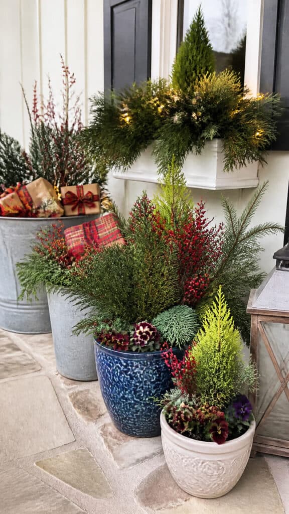 Use Festive Containers and Planters
