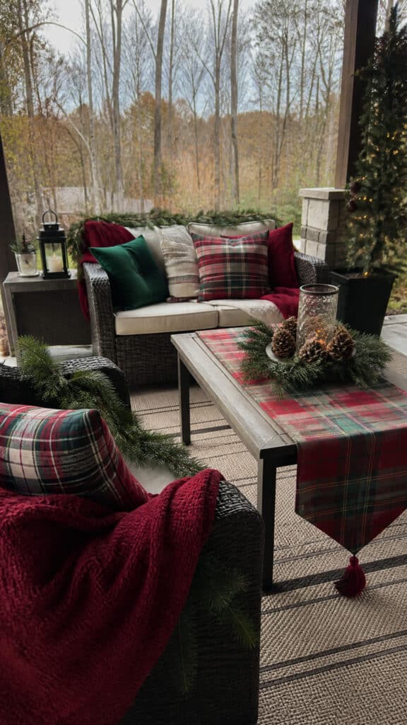 Festive Outdoor Furniture Styling