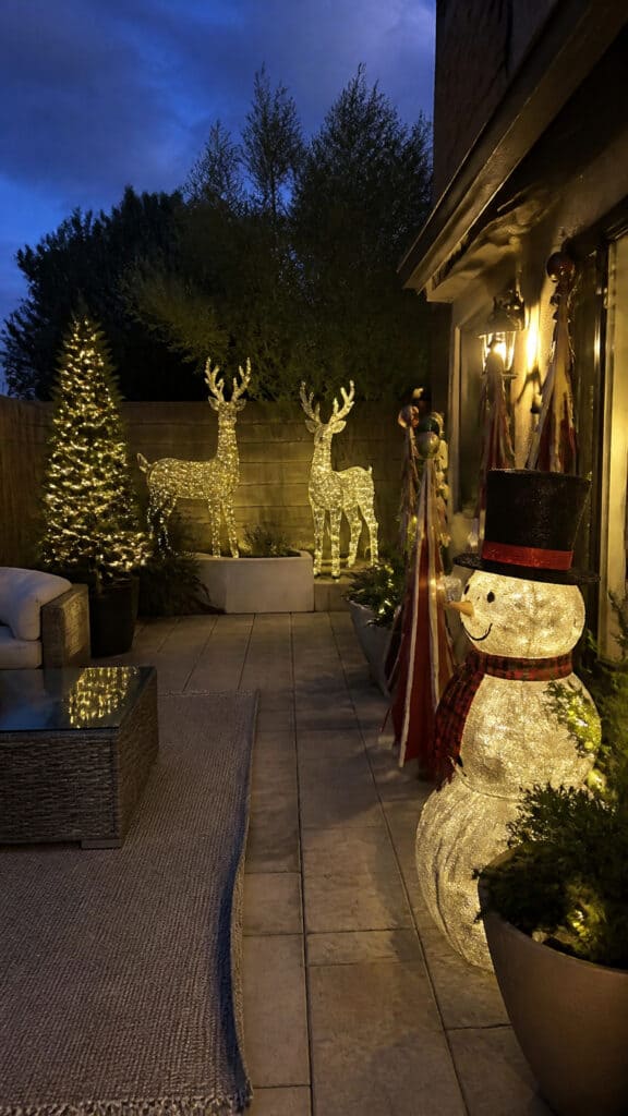 Whimsical Outdoor Christmas Characters