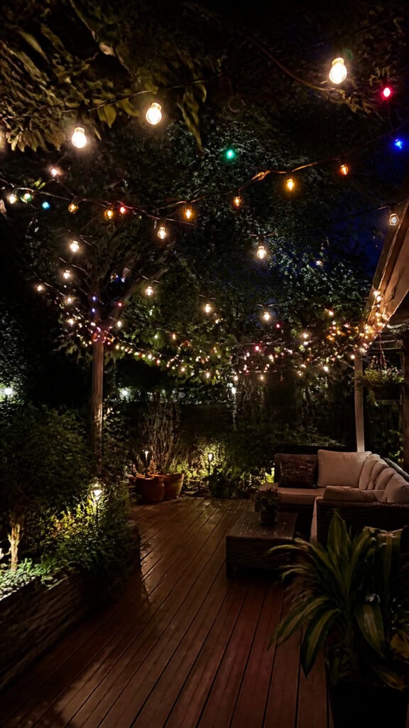 String Lights Canopy Magic