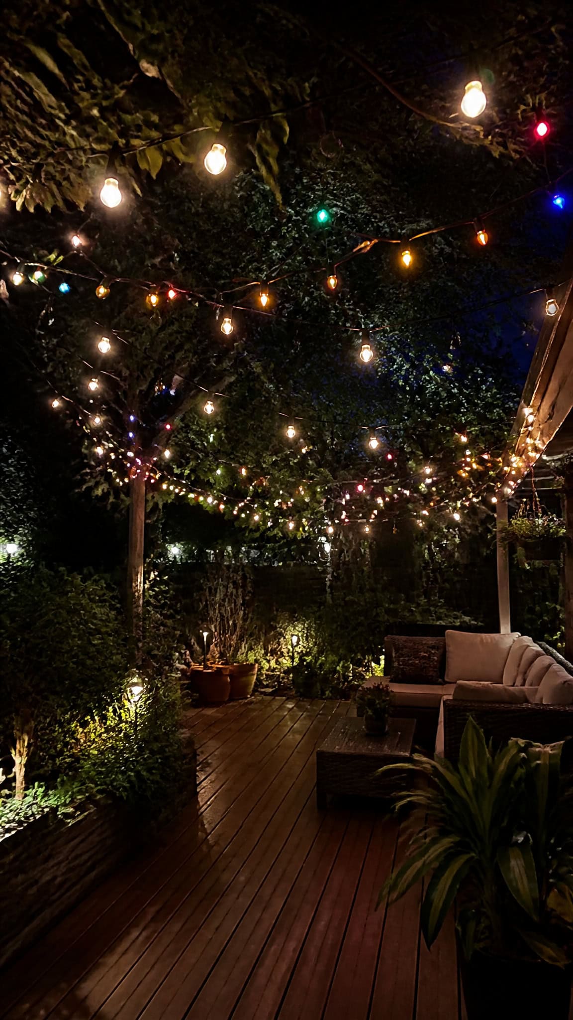 String Lights Canopy Magic