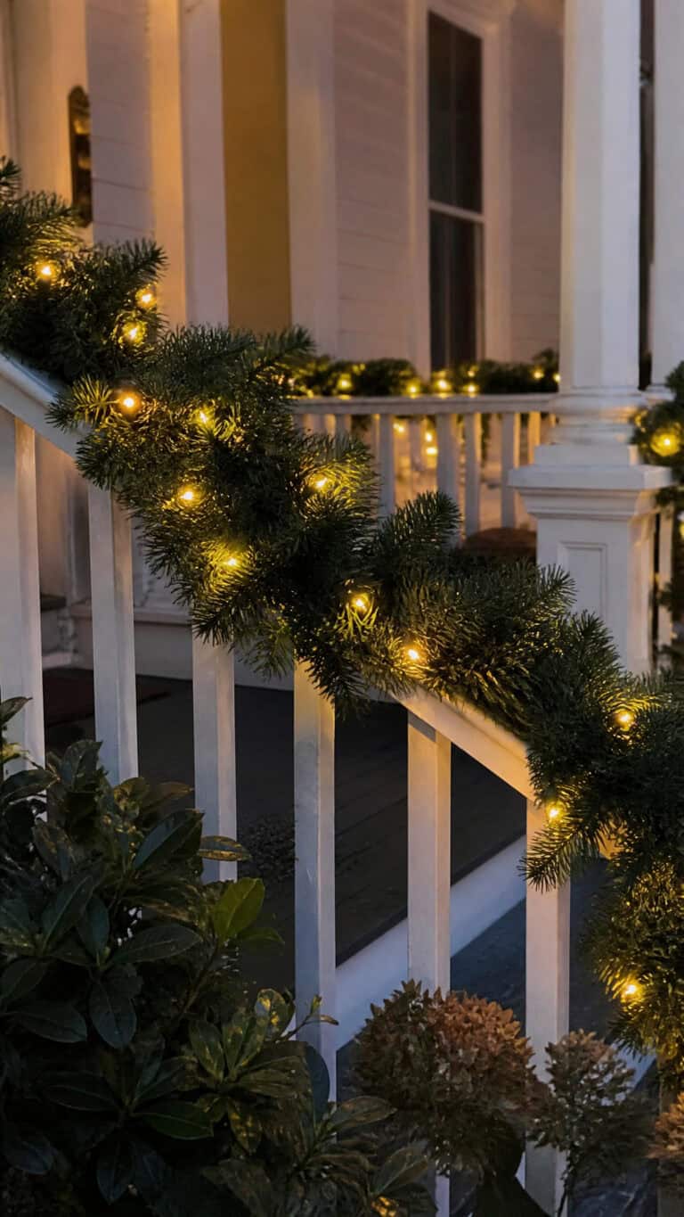 Classic Garland with Twinkling Lights