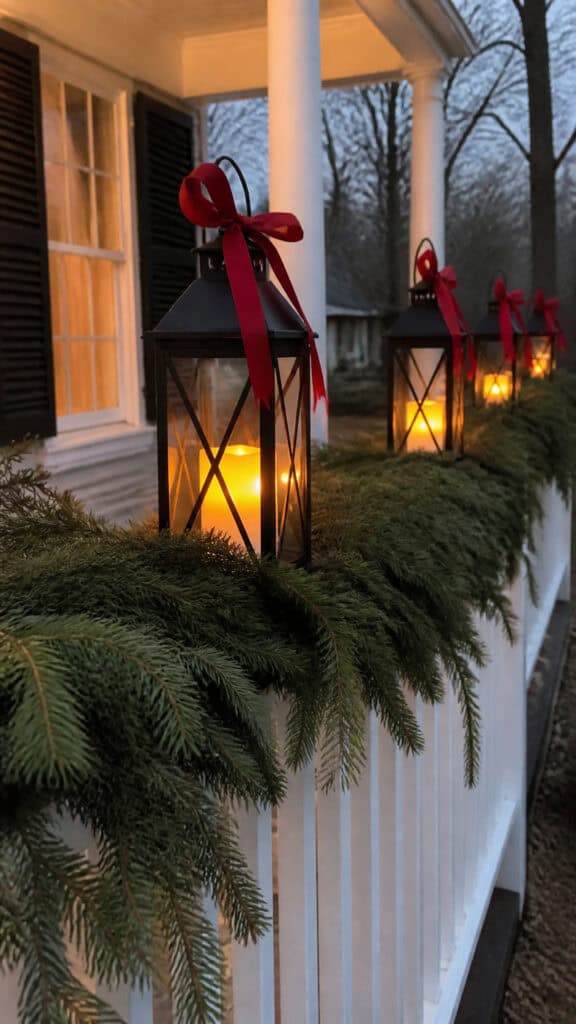 Lanterns and Greenery Combination
