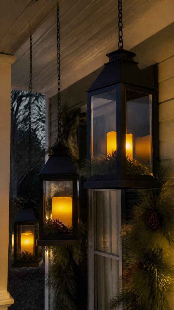 Glowing Lantern Display