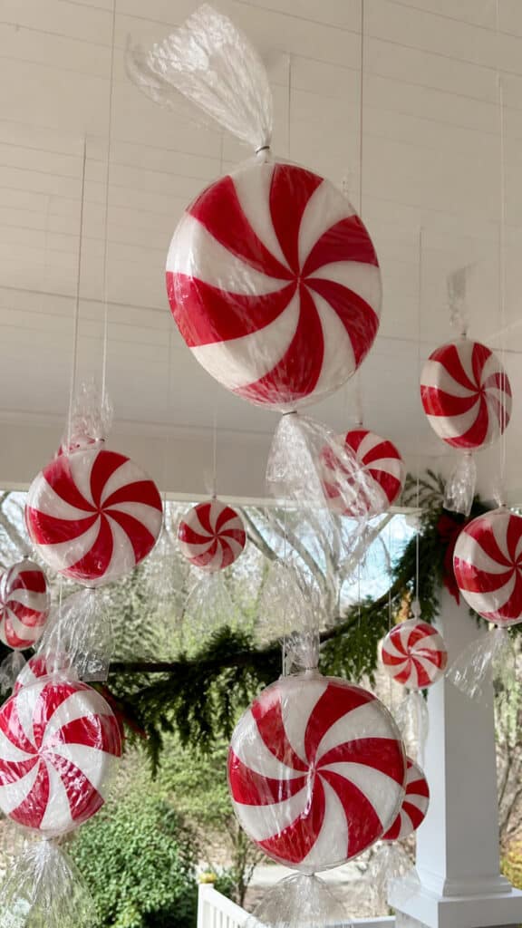 Peppermint Swirl Decorations