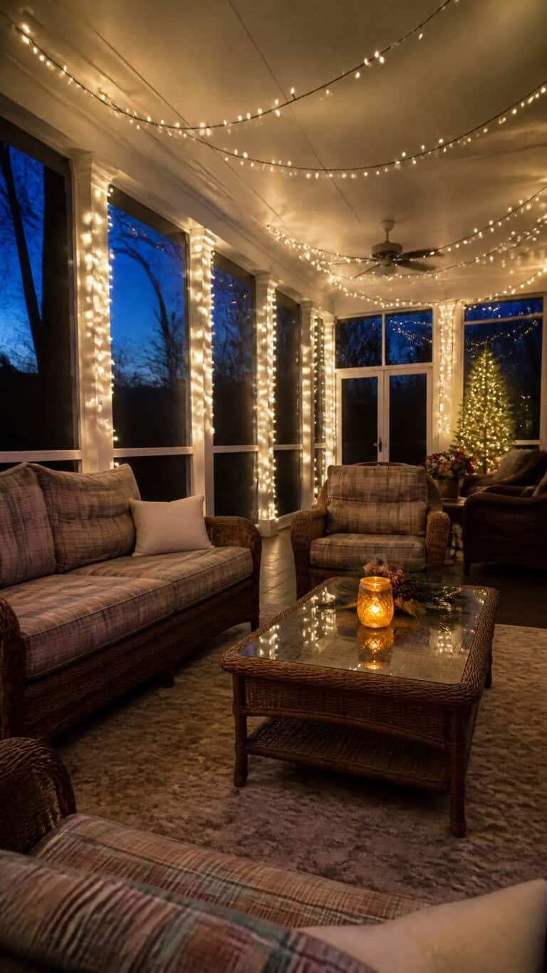 Twinkling String Lights Create Instant Magic