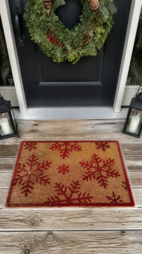 Festive Doormat to Welcome Guests