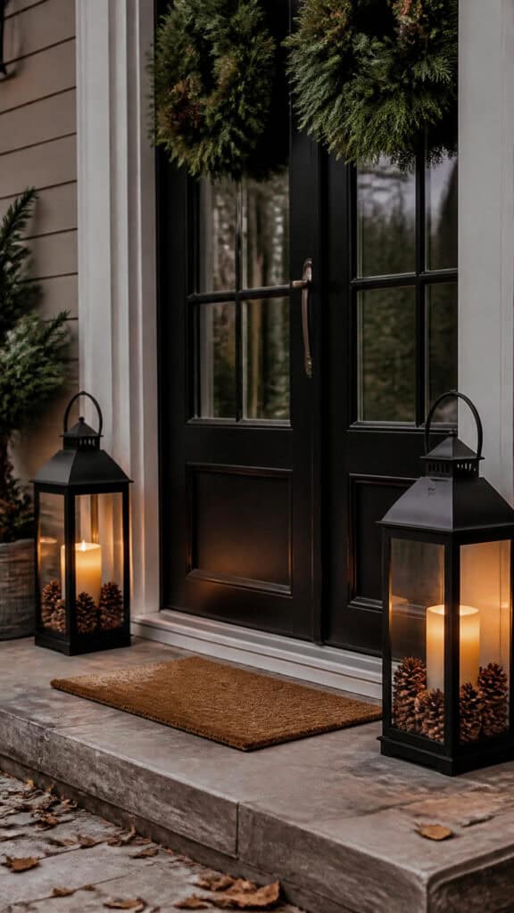 Create Symmetry with Matching Planters or Lanterns