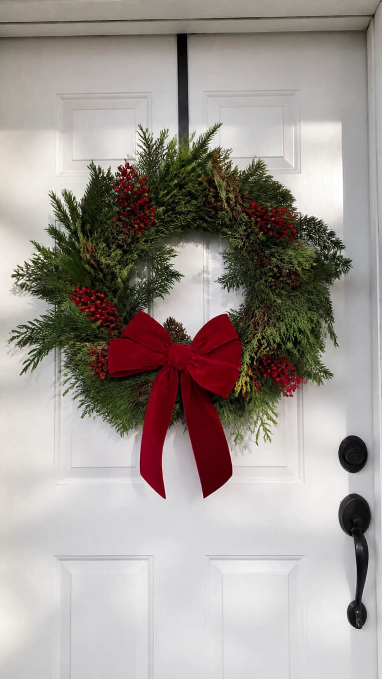 Start with a Statement Wreath as Your Focal Point