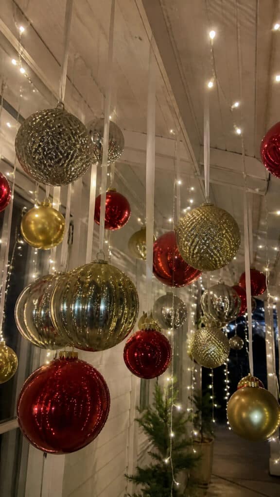 Hang Oversized Ornaments for Big Impact