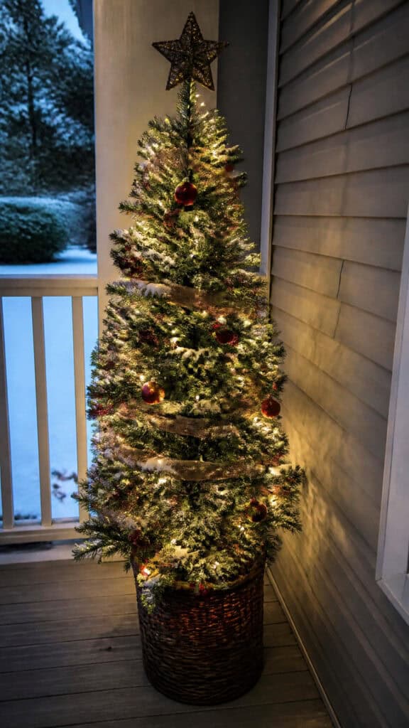 Maximize Corner Space with a Mini Christmas Tree