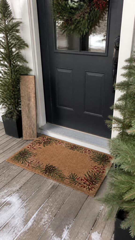 Incorporate a Doormat and Welcome Sign