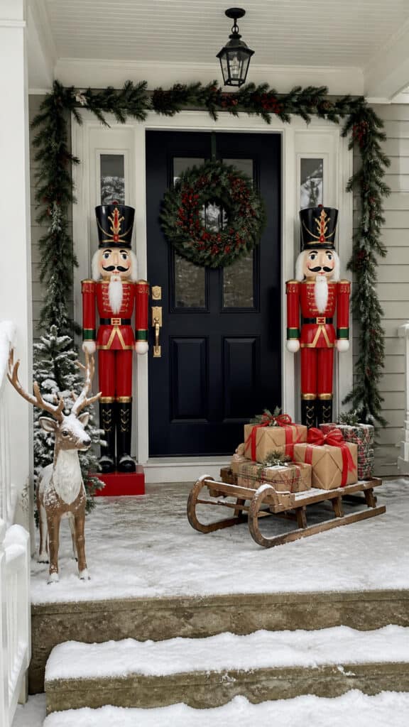 Classic Outdoor Christmas Figures and Statuary