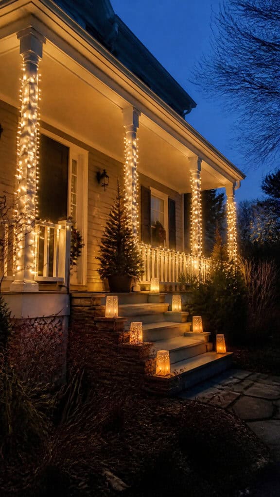 Outdoor-Rated String Lights and Luminaries