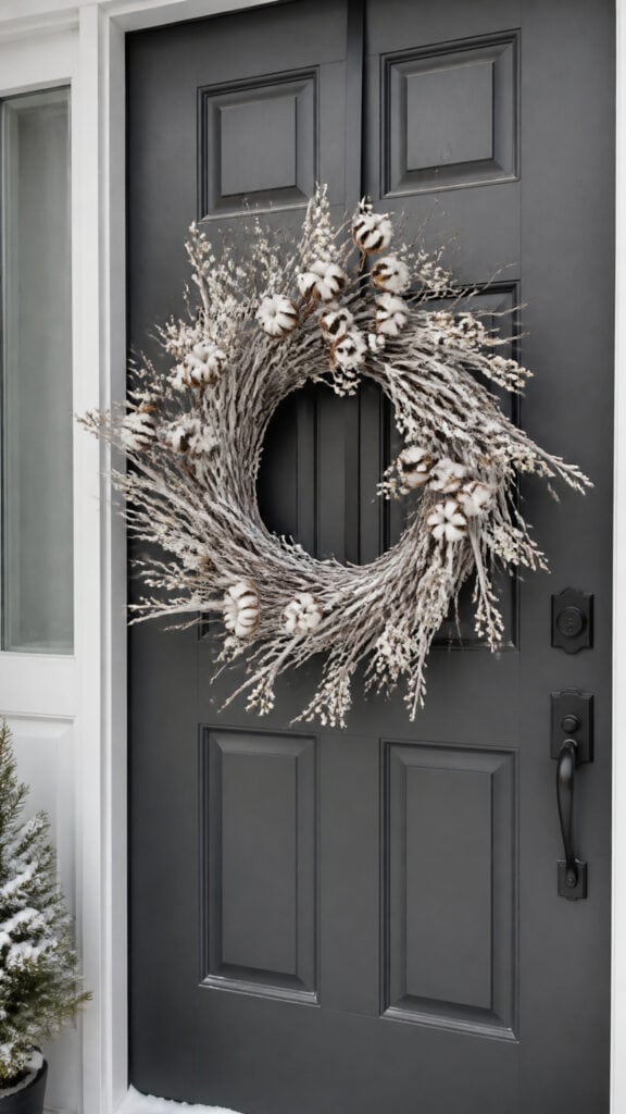 Add a Neutral Winter Wreath