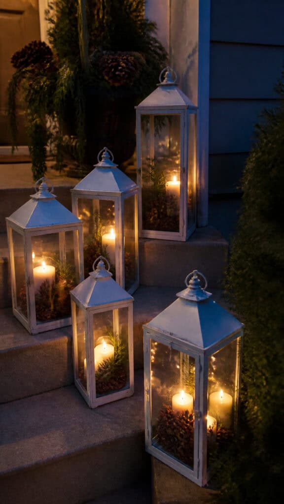Create a Winter Lantern Display