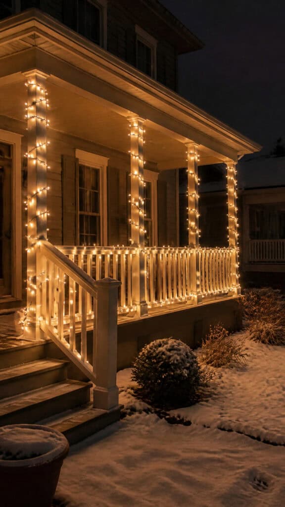 String Simple White Lights