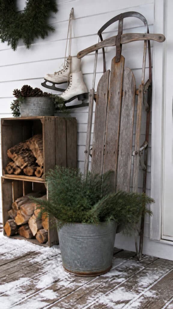 Incorporate Vintage Winter Elements