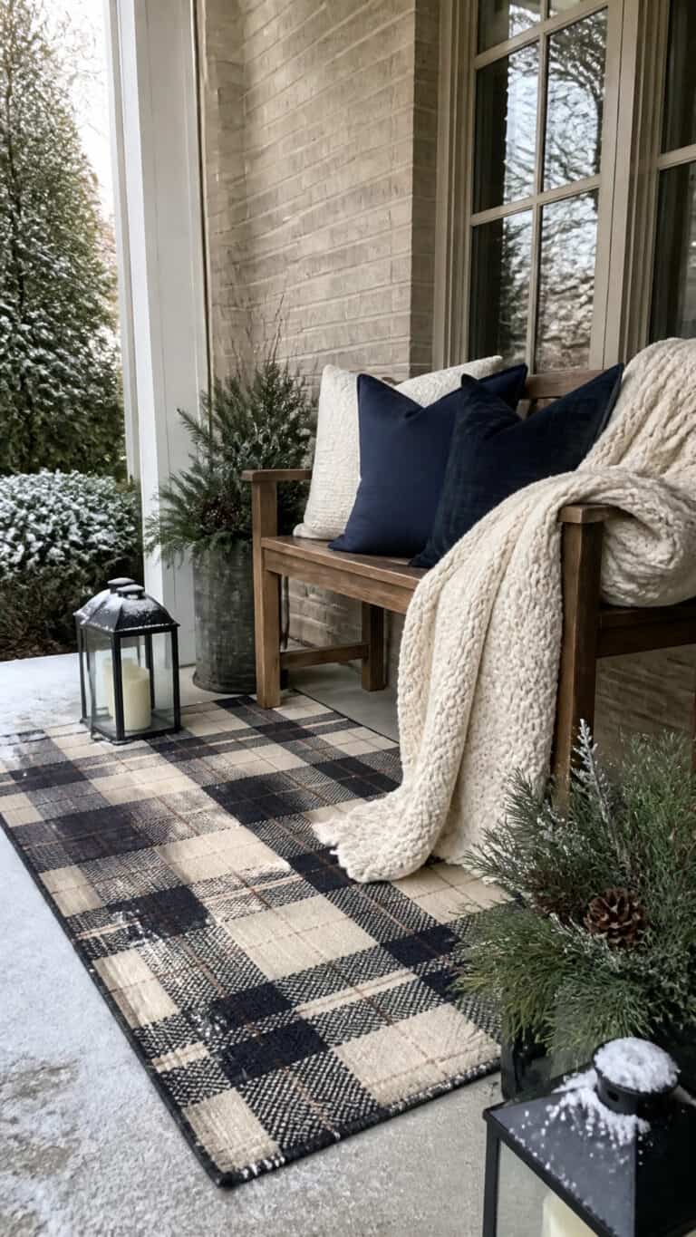 Layer Cozy Textiles and Rugs for Warmth