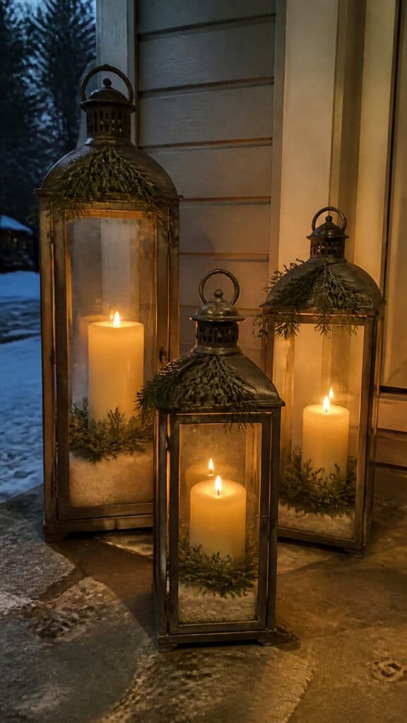 Lanterns with Candles or Fairy Lights