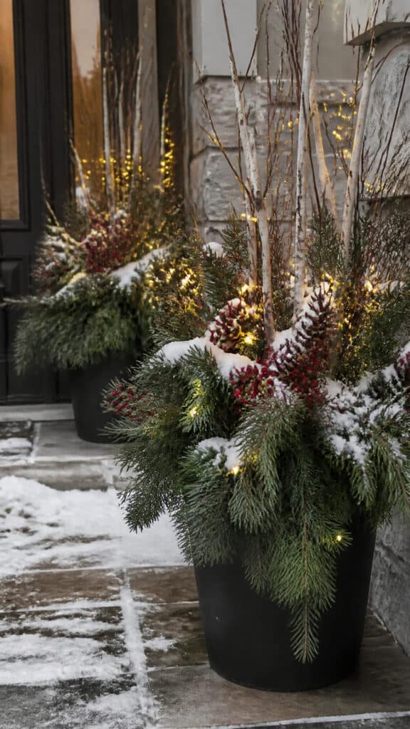 Create a Stunning Evergreen Display