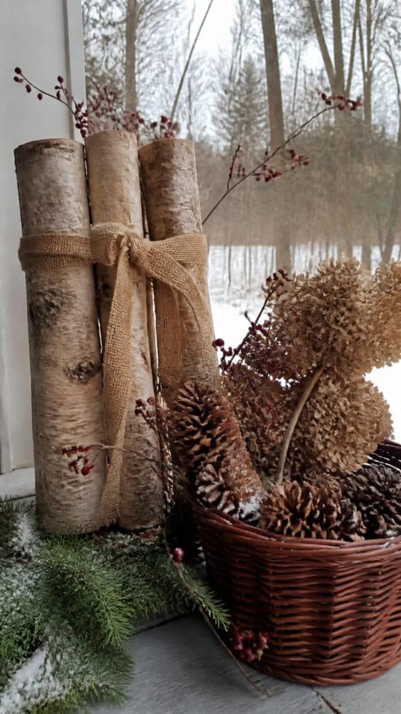 Incorporate Natural Winter Elements