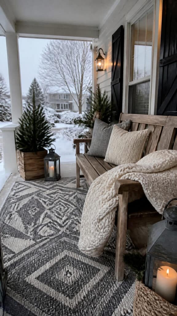 Layer Cozy Textiles and Winter Rugs