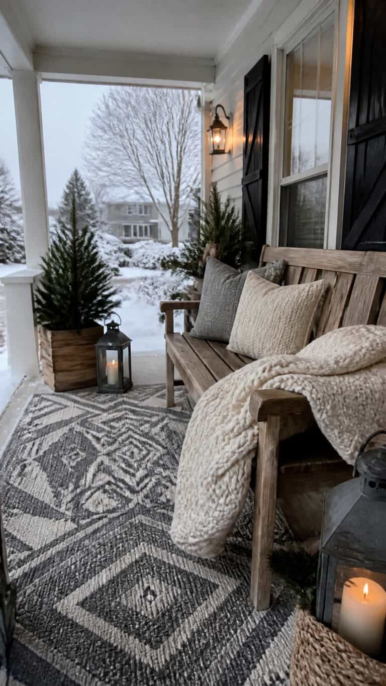 Layer Cozy Textiles and Winter Rugs