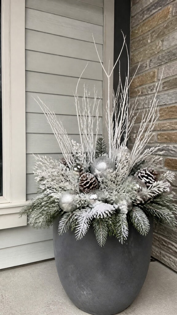 Winter White and Silver Sparkle