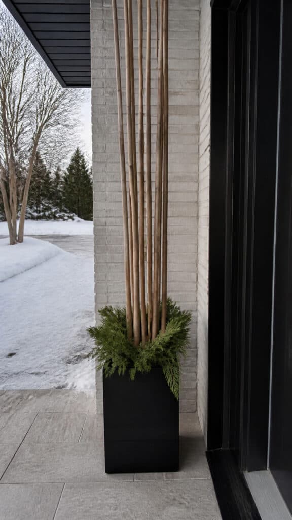 Minimalist Modern Winter Pot