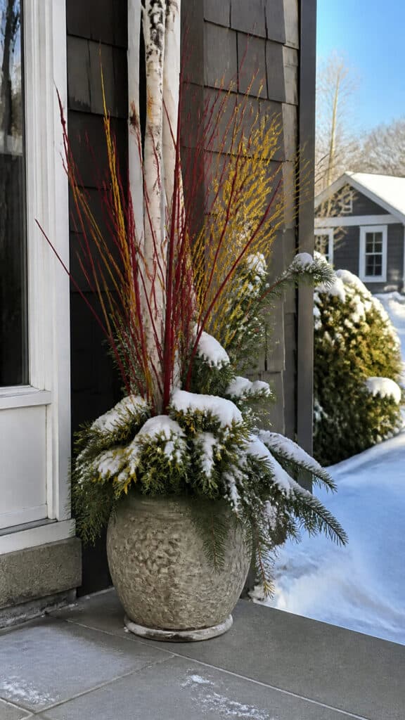 Colorful Winter Interest with Dogwood Stems